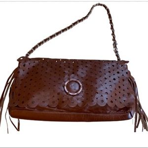 Dan W soft rusty brown leather purse